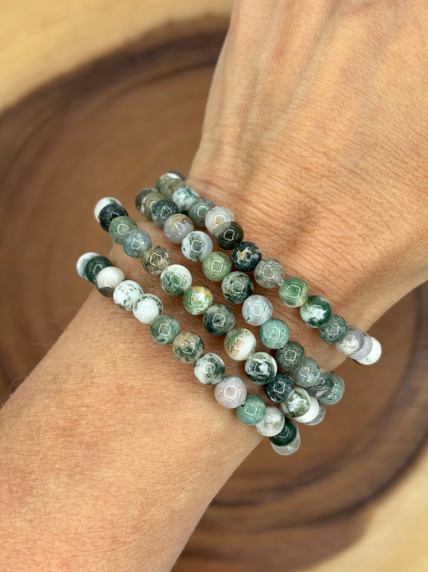 Moss Agate Bracelet