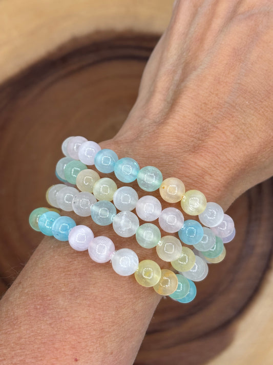 Coloured Selenite Bracelet