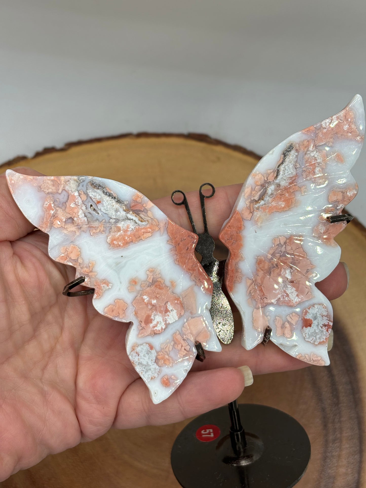 Cotton Candy Agate Wings