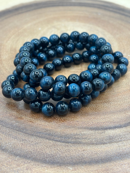 Blue Tiger Eye Bracelet
