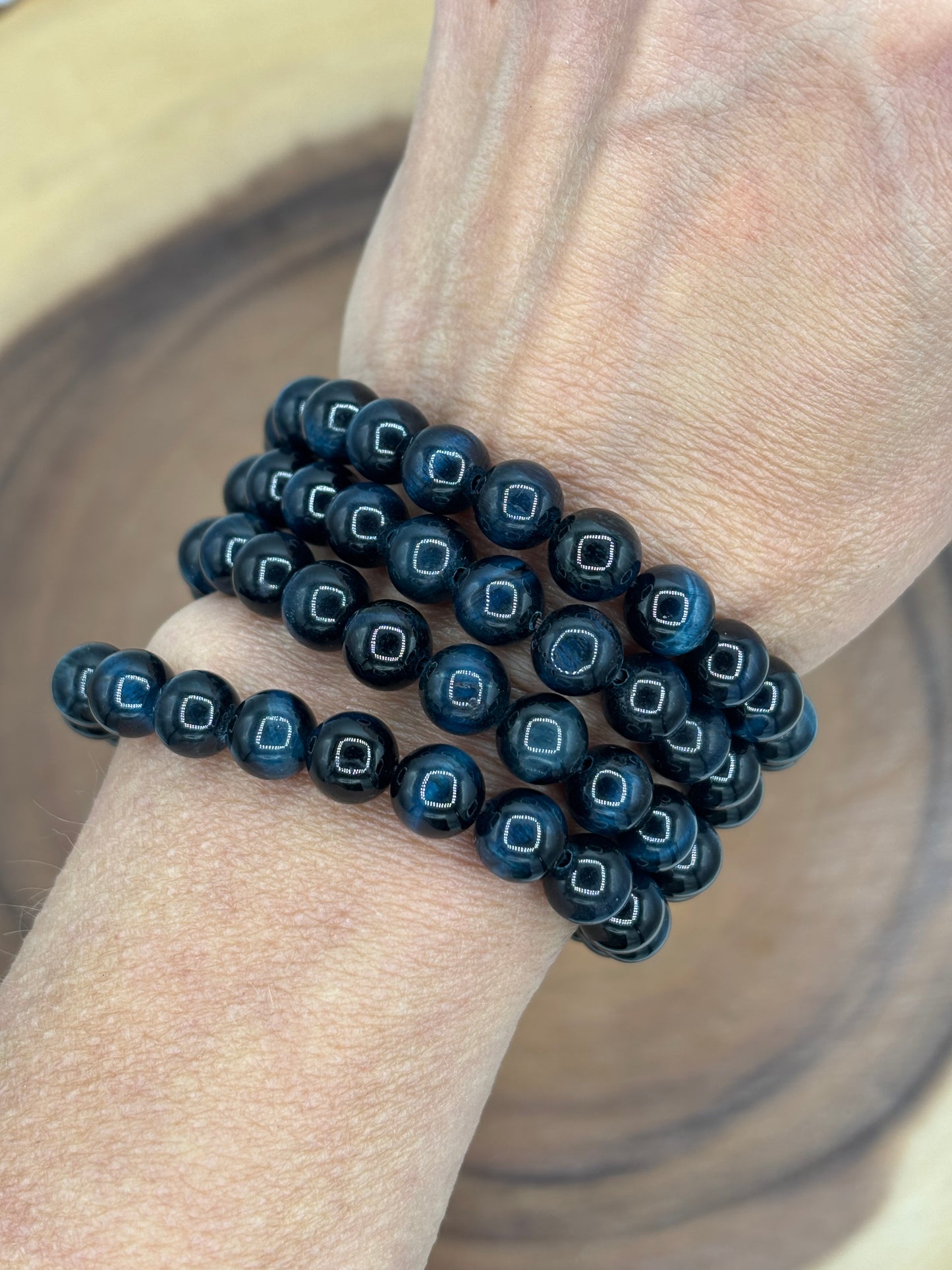 Blue Tiger Eye Bracelet