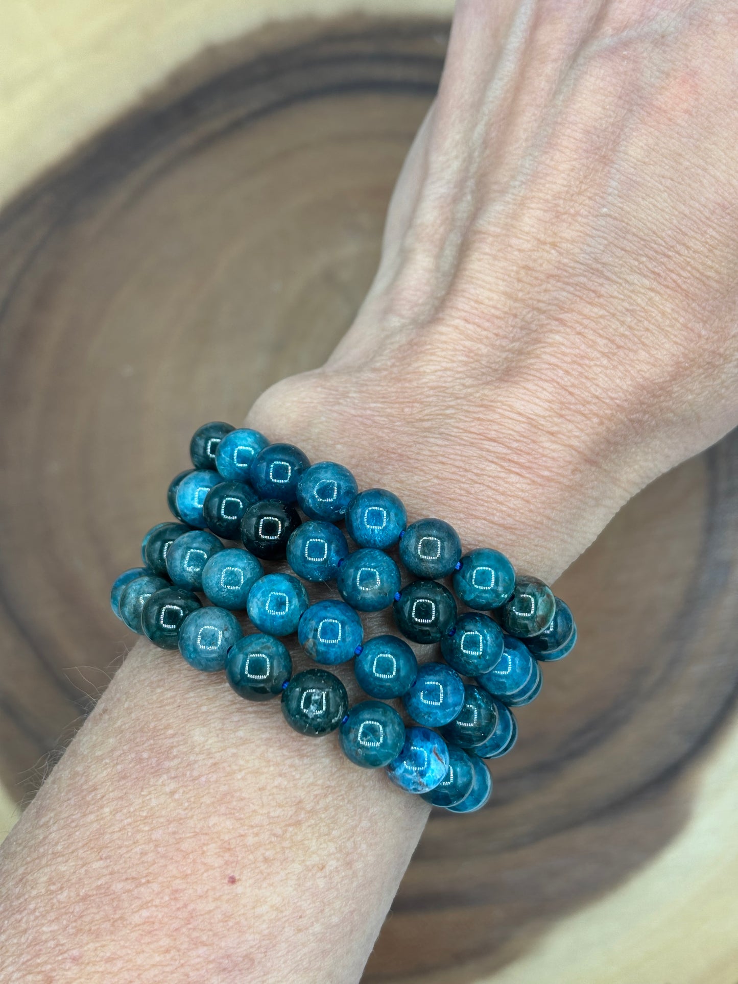 Blue Apatite Bracelet