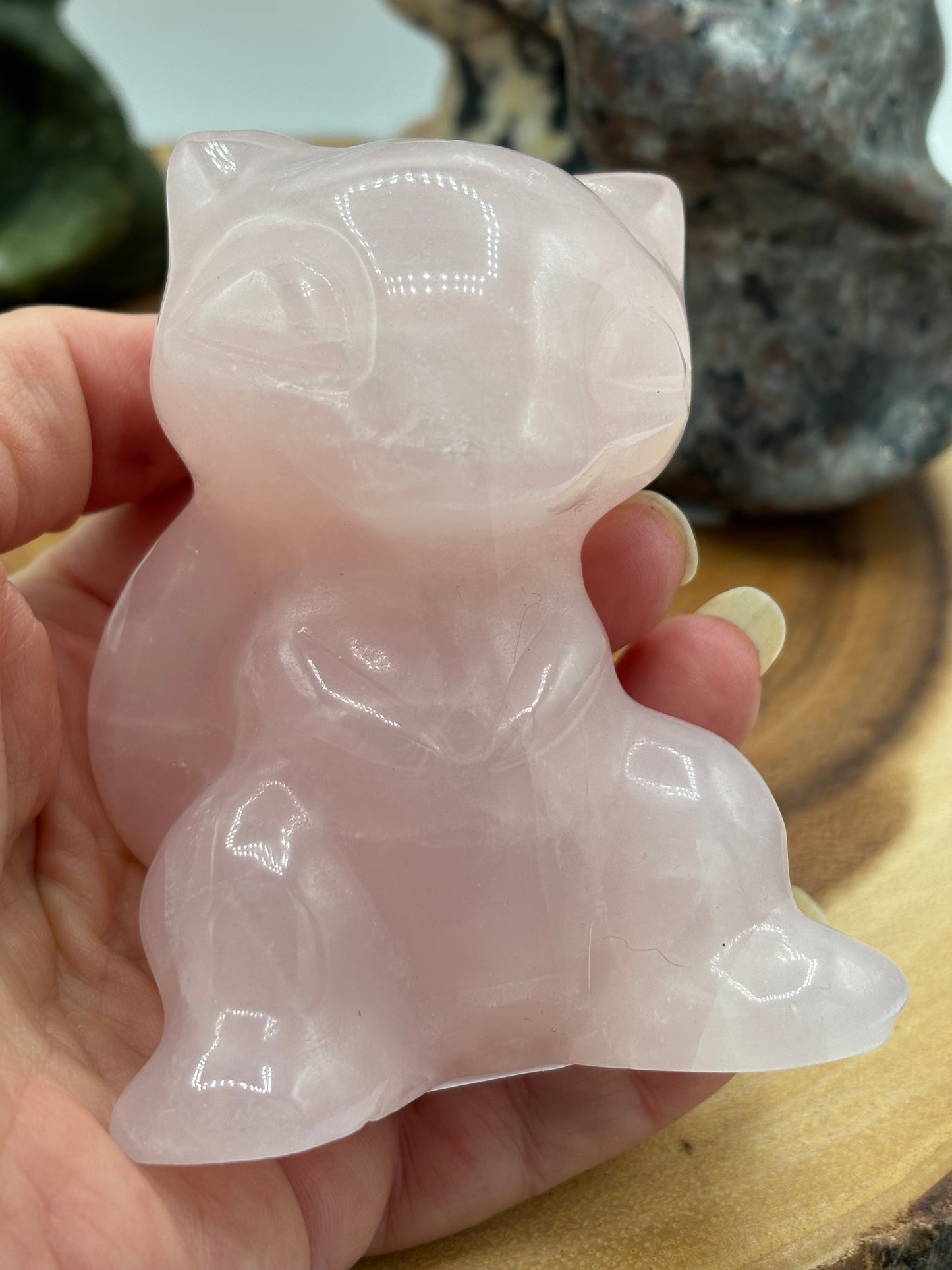 Mew Type Video Game Character Carving