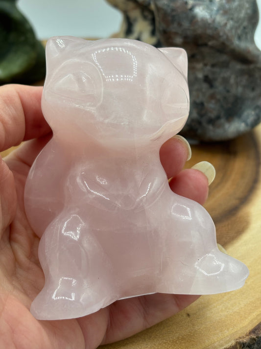 Mew Type Video Game Character Carving