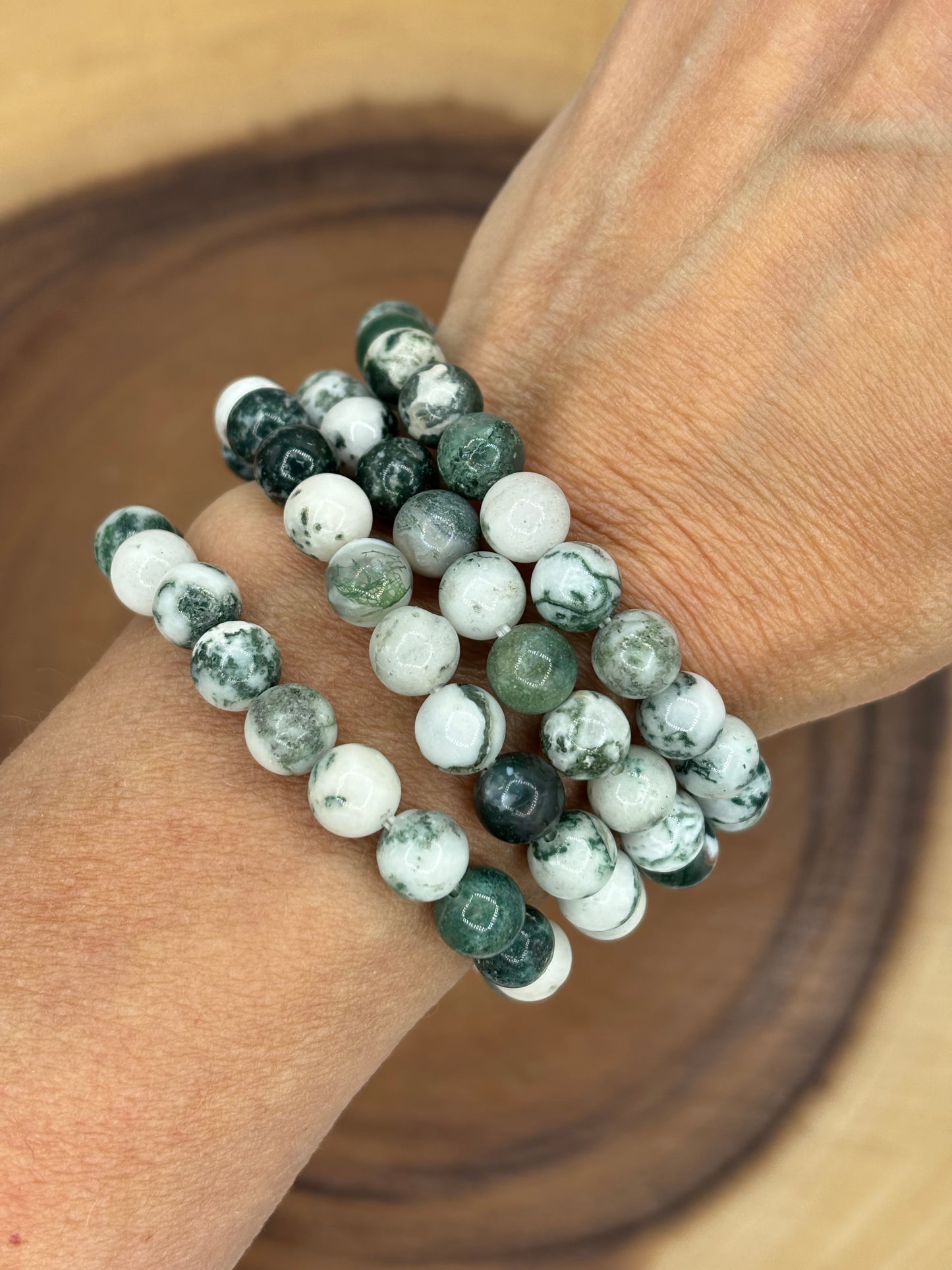 Moss Agate Bracelet