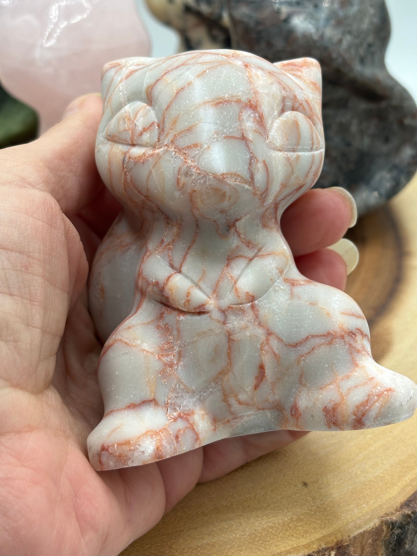 Mew Type Video Game Character Carving