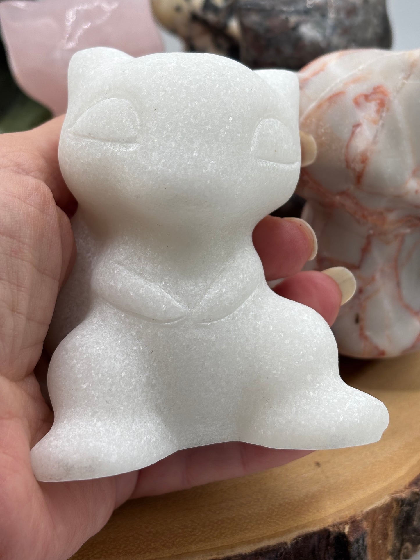 Mew Type Video Game Character Carving