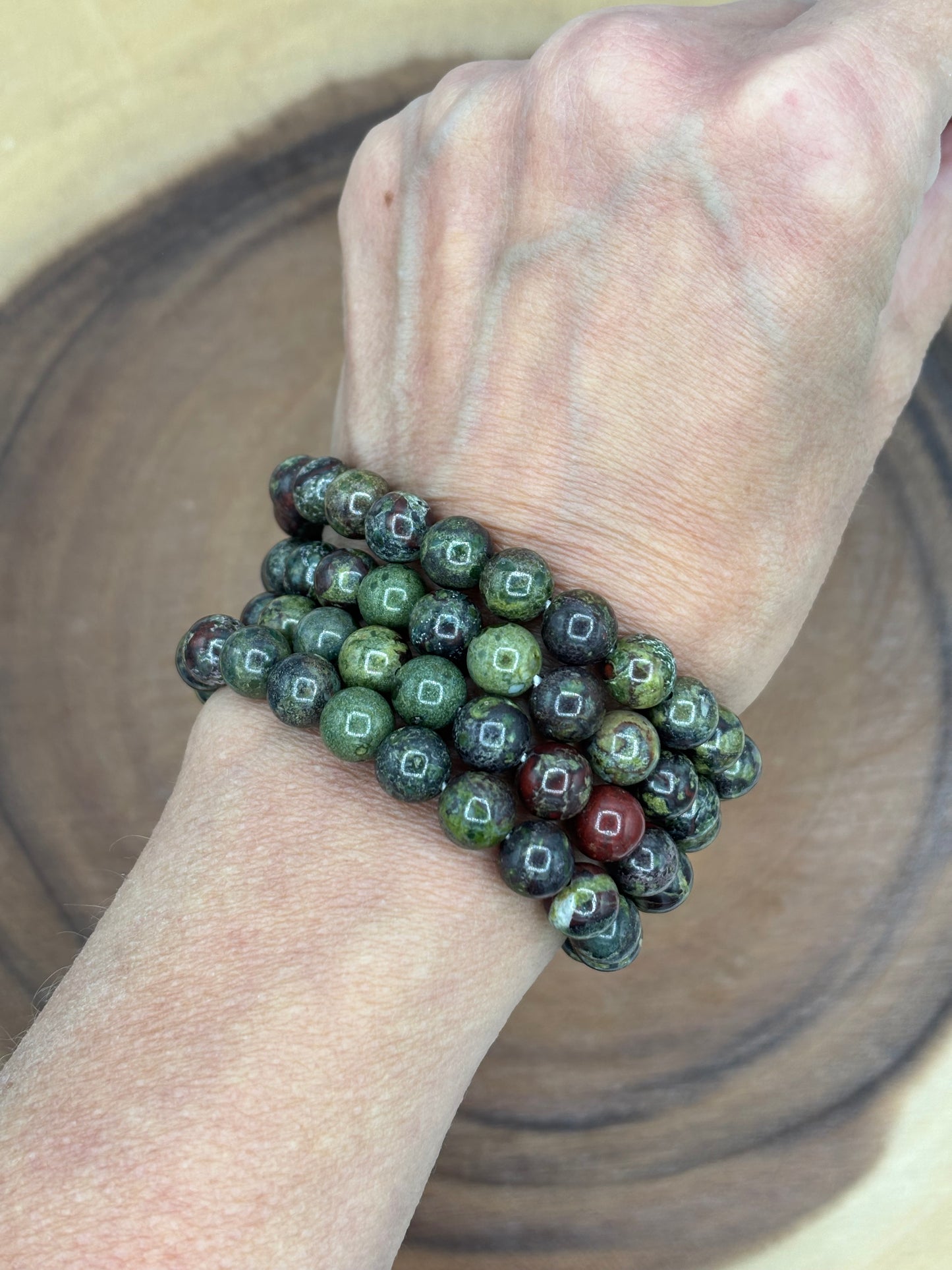 Dragon Blood Jasper Bracelet