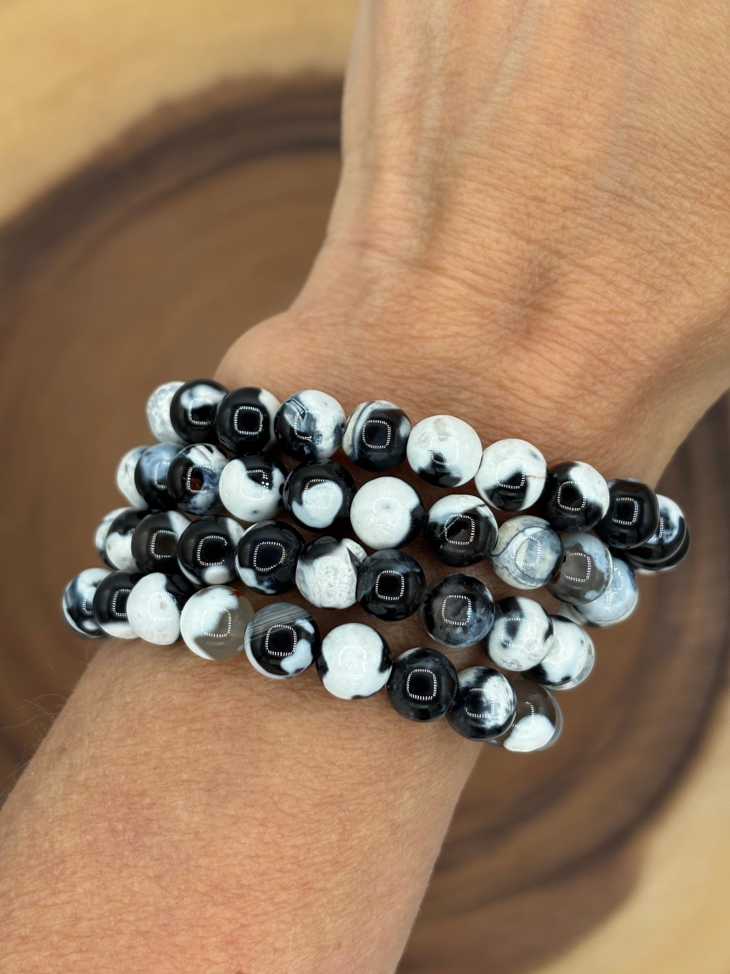 Orca Agate Bracelet