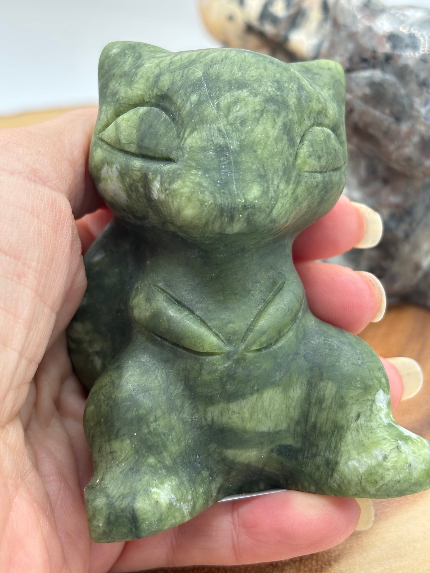 Mew Type Video Game Character Carving