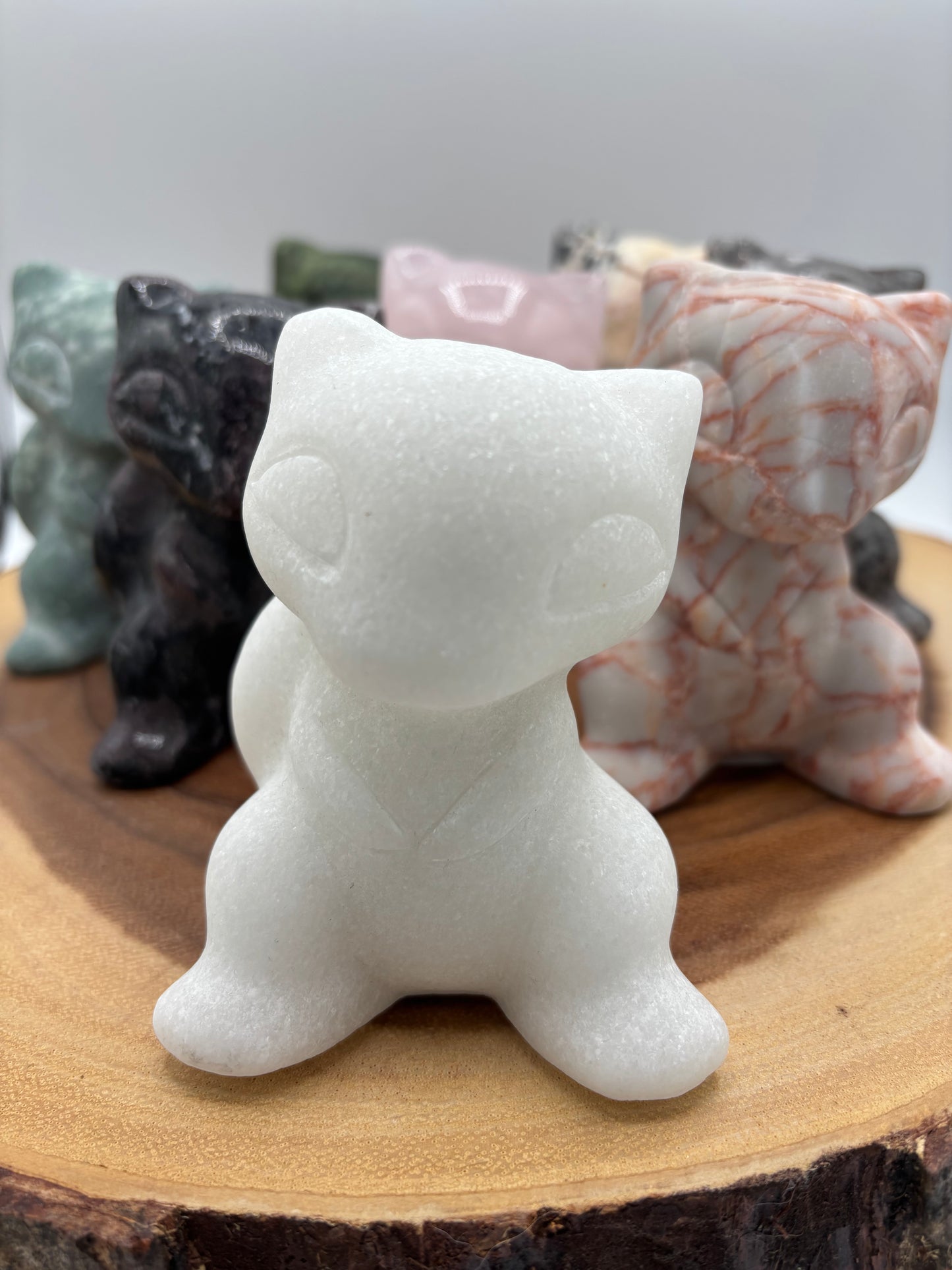 Mew Type Video Game Character Carving