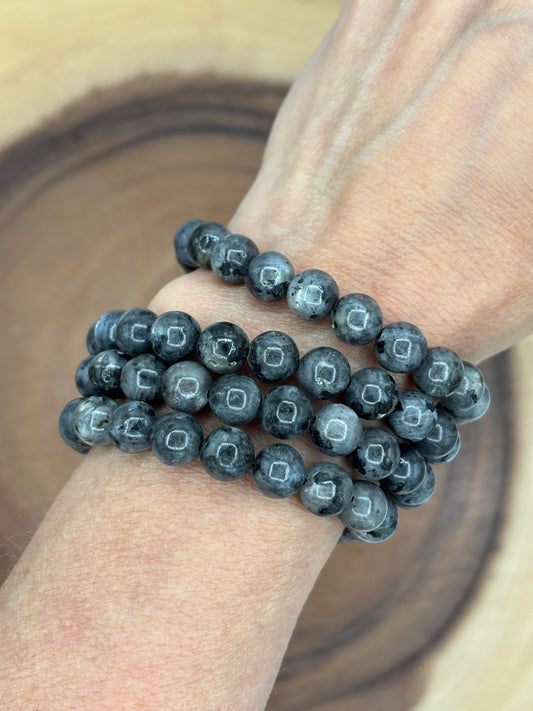 Larvakite bracelet