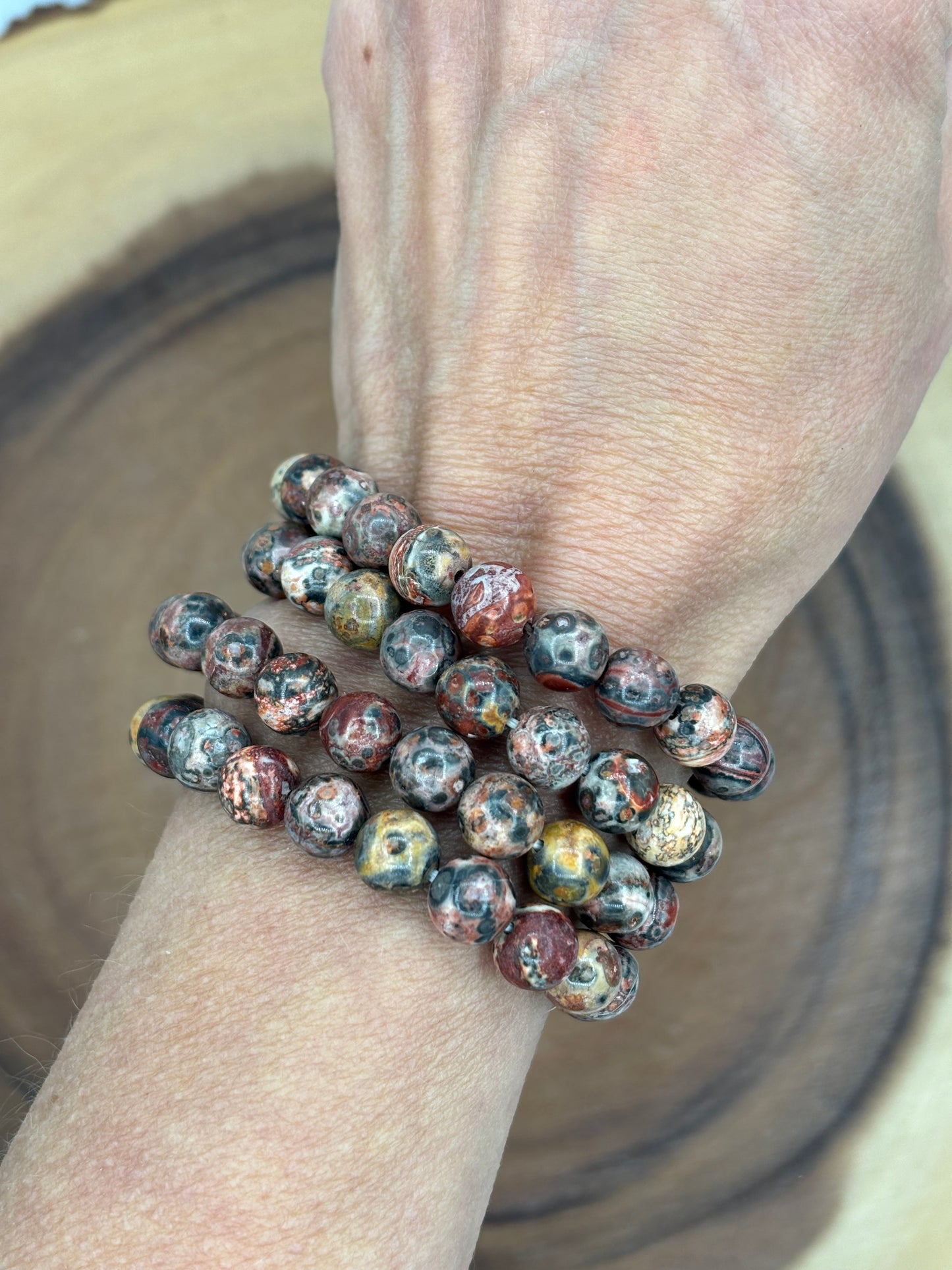 Leopard Skin Jasper Bracelet