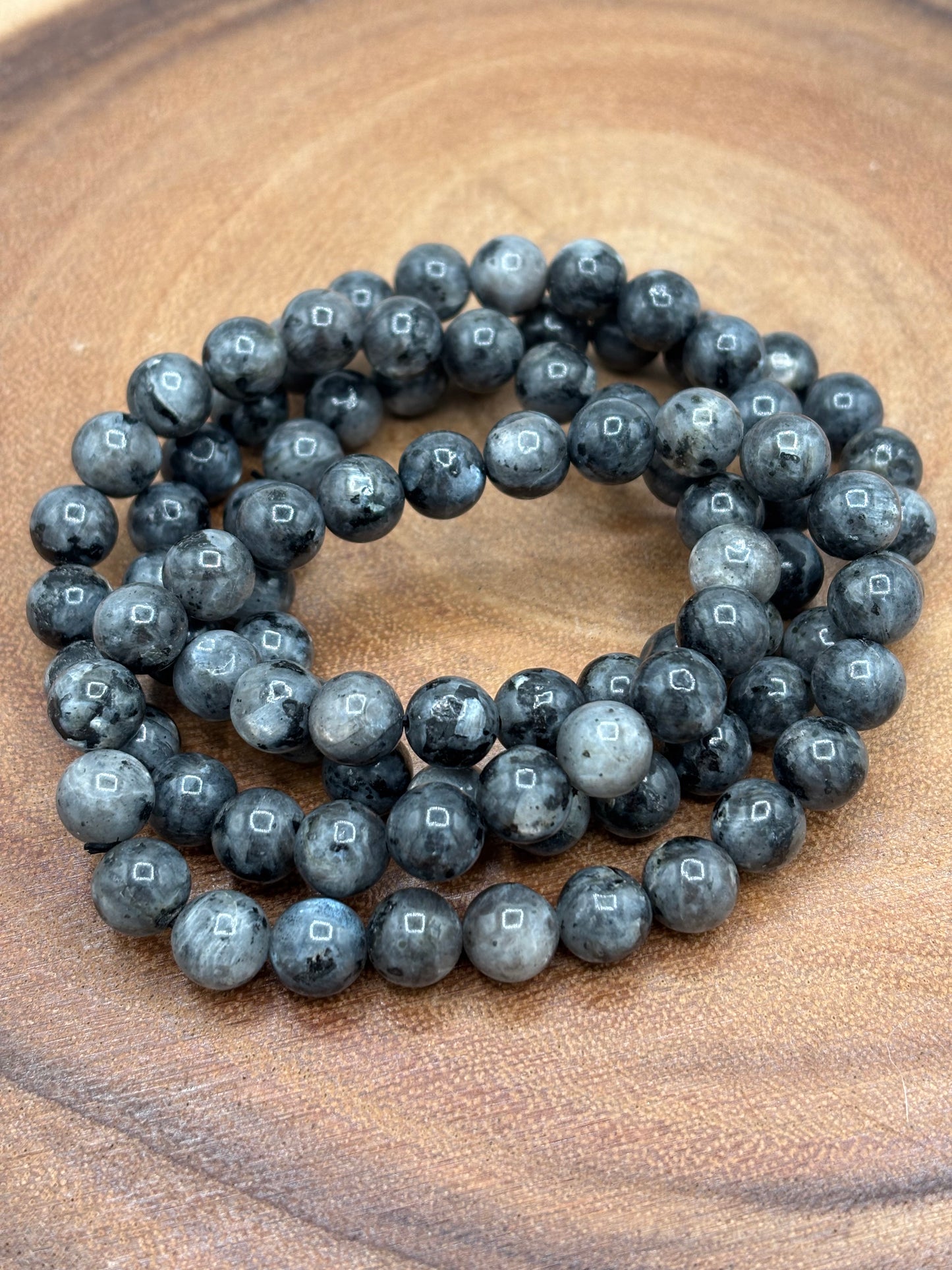 Larvakite bracelet