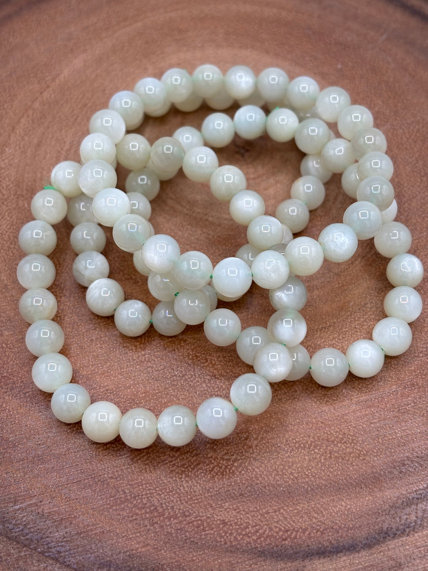 Green Moonstone (Garnierite) Bracelet