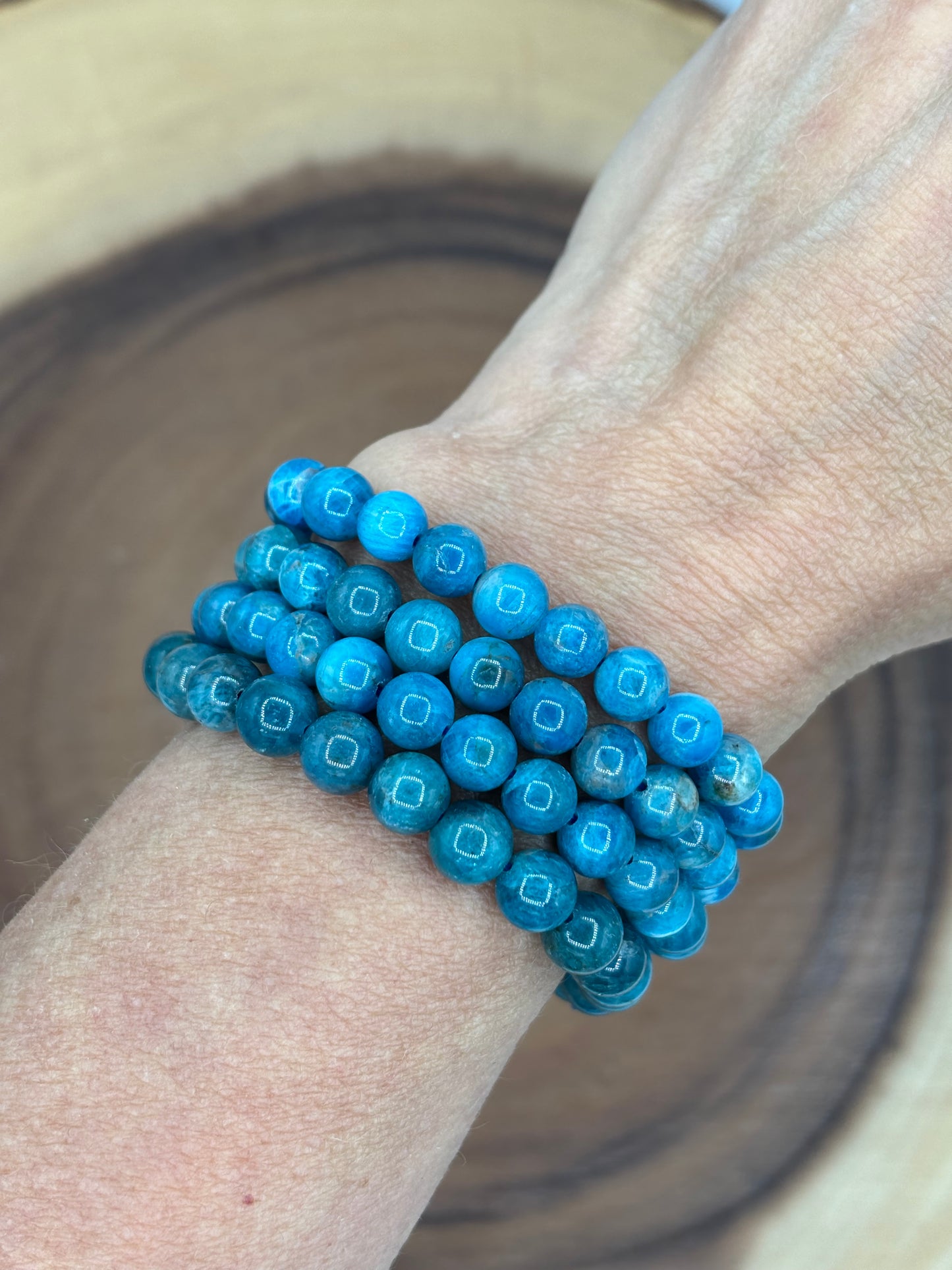 Blue Apatite Bracelet