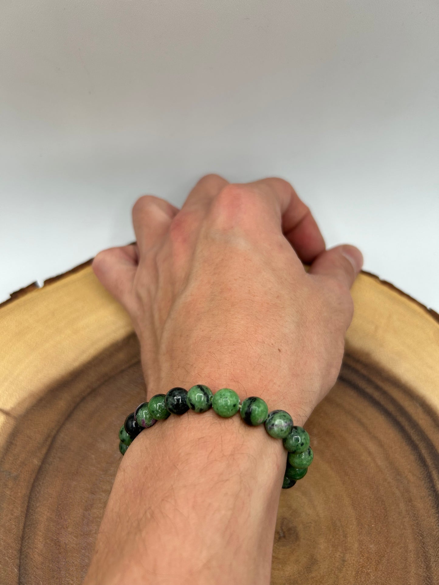 Ruby Zoisite Bracelet