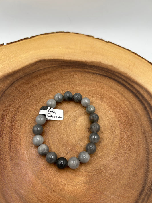 Gray Quartz Bracelet