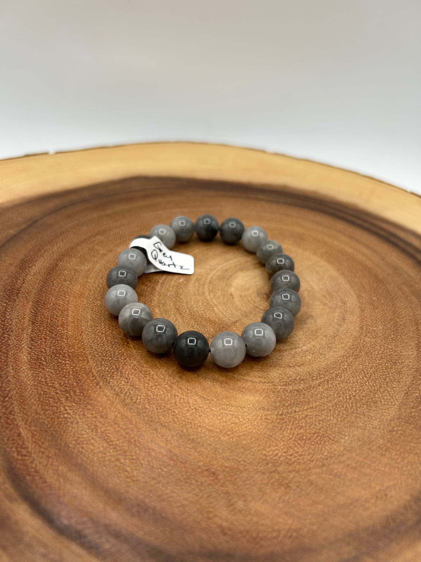 Gray Quartz Bracelet